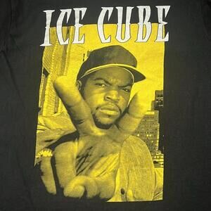 Ice Cube Graphic TShirt Black Size Medium